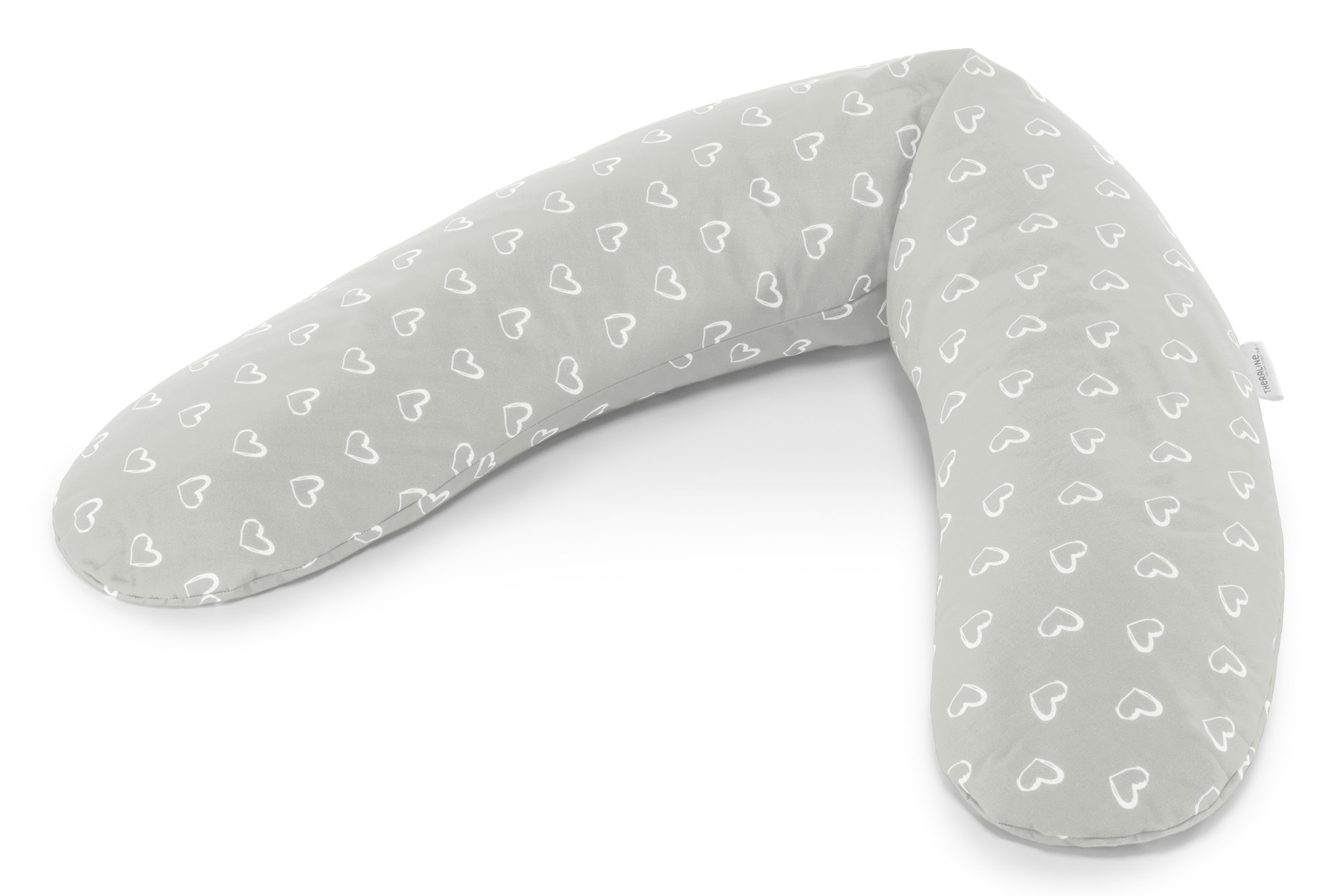 theraline-komfort-stillkissen-big-stars-grau-180cm-perlen image 5