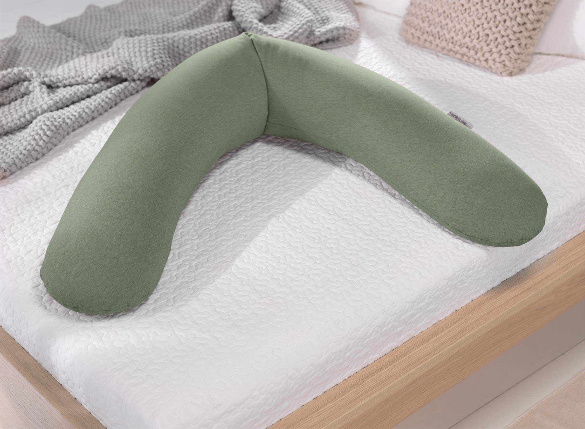 theraline-original-stillkissen-190cm-melange-khakigr-n image 2