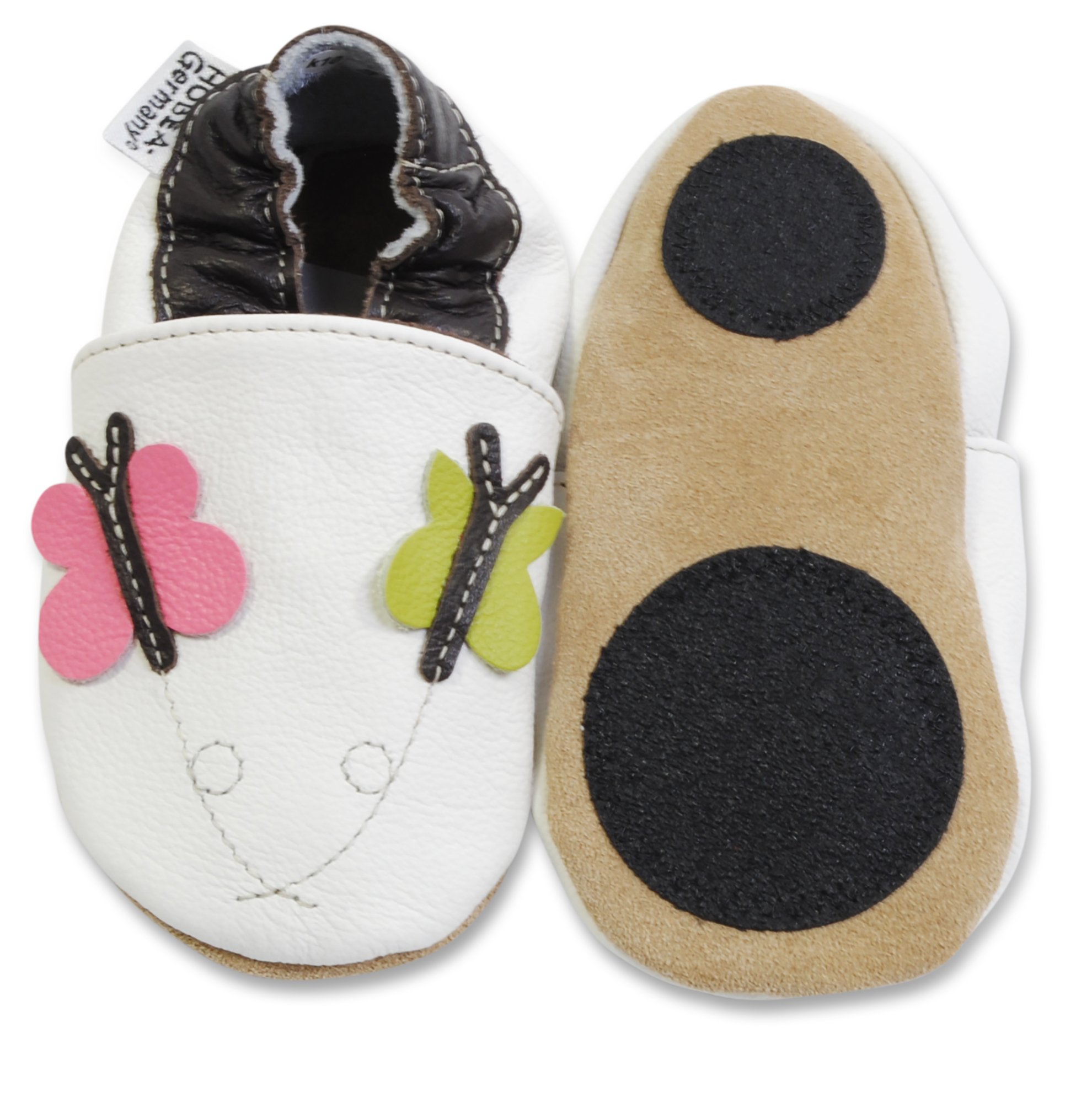 hobea-safestep-lauflernschuhe-schmetterlinge-wei-gr-26-27 image 1