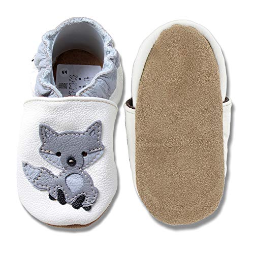 hobea-safestep-wolf-krabbelschuhe-22-23-leder-babyschuhe image 7