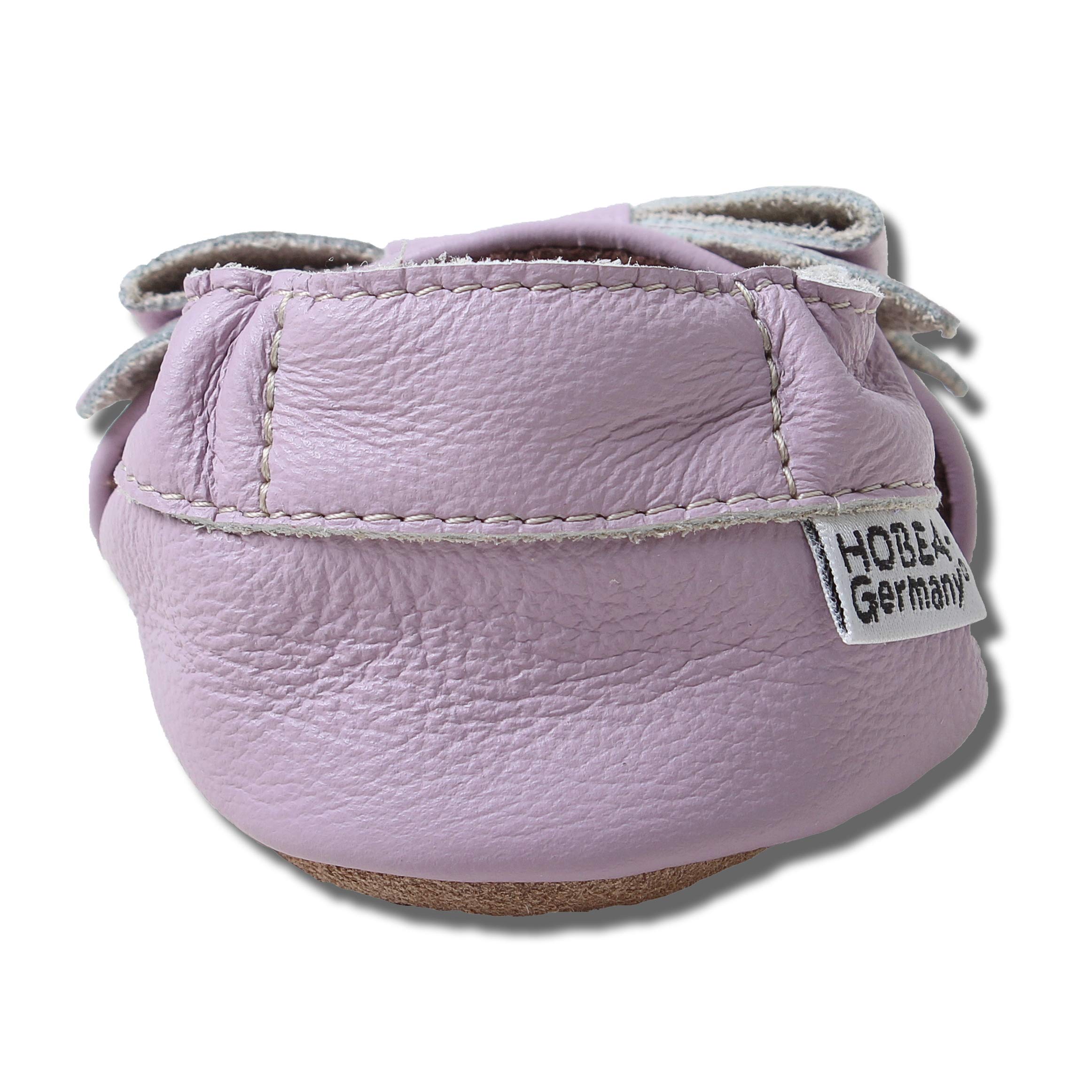 hobea-germany-safestep-krabbelschuhe-schleife-lila-24-25-leder image 3