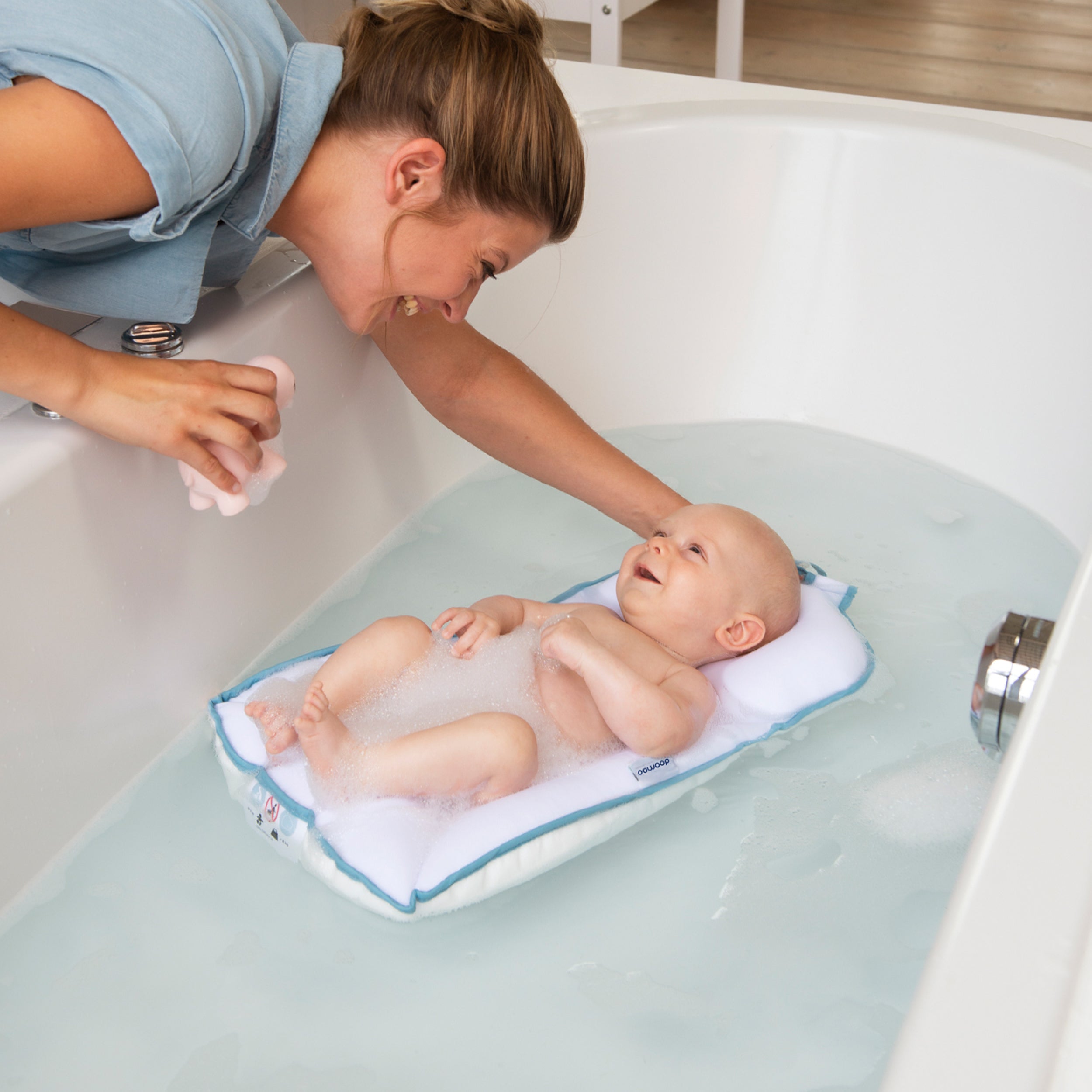 doomoo-easy-bath-schwimmende-badematte-badeauflage-bis-8-kg image 2