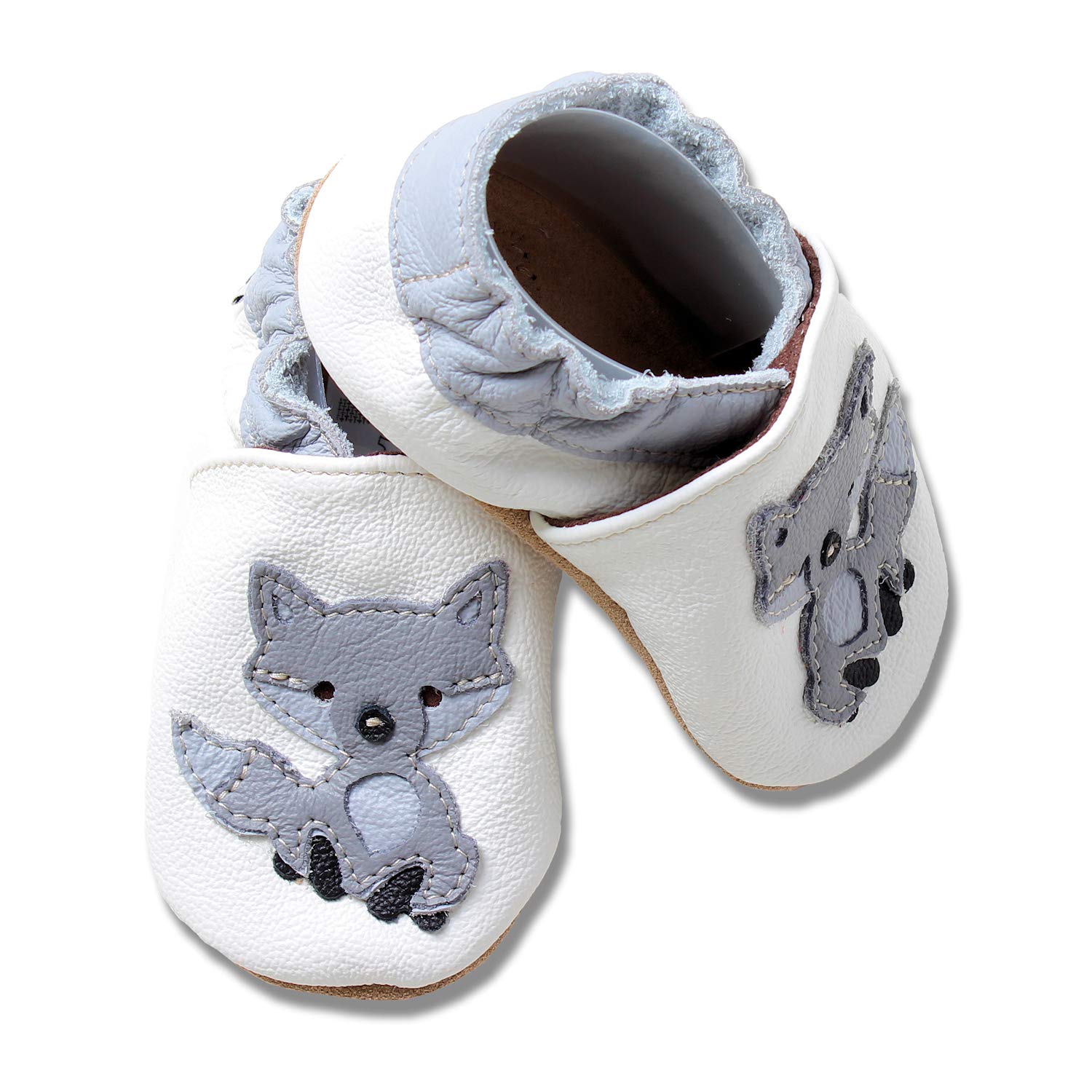 hobea-safestep-wolf-krabbelschuhe-22-23-leder-babyschuhe image 3