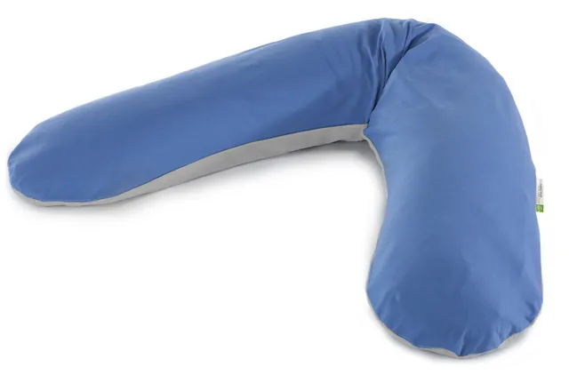 theraline-das-original-stillkissen-190-cm-bio-grau-mittelblau image 1