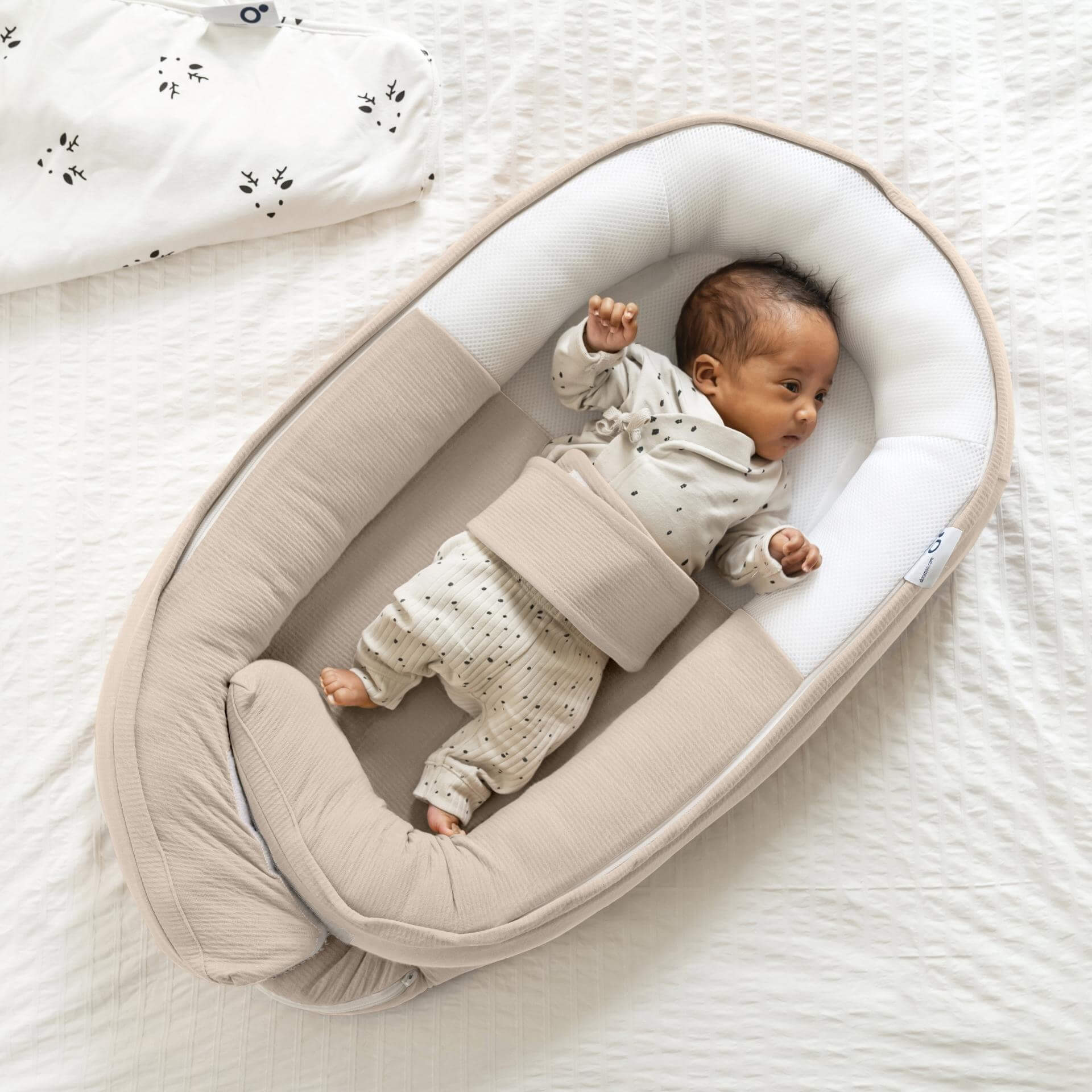 doomoo-cocoon-babynest-leopard-cream-verstellbar-baumwolle image 7