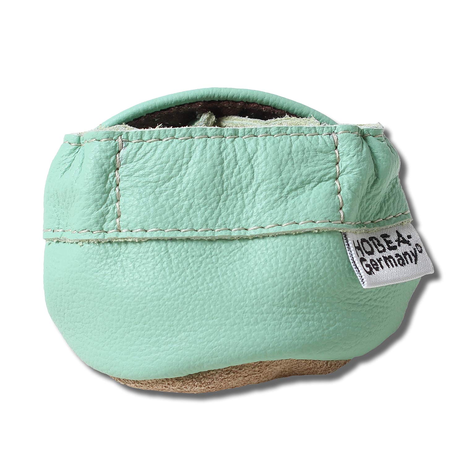 hobea-germany-safestep-krabbelschuhe-uni-mint-22-23-leder image 3