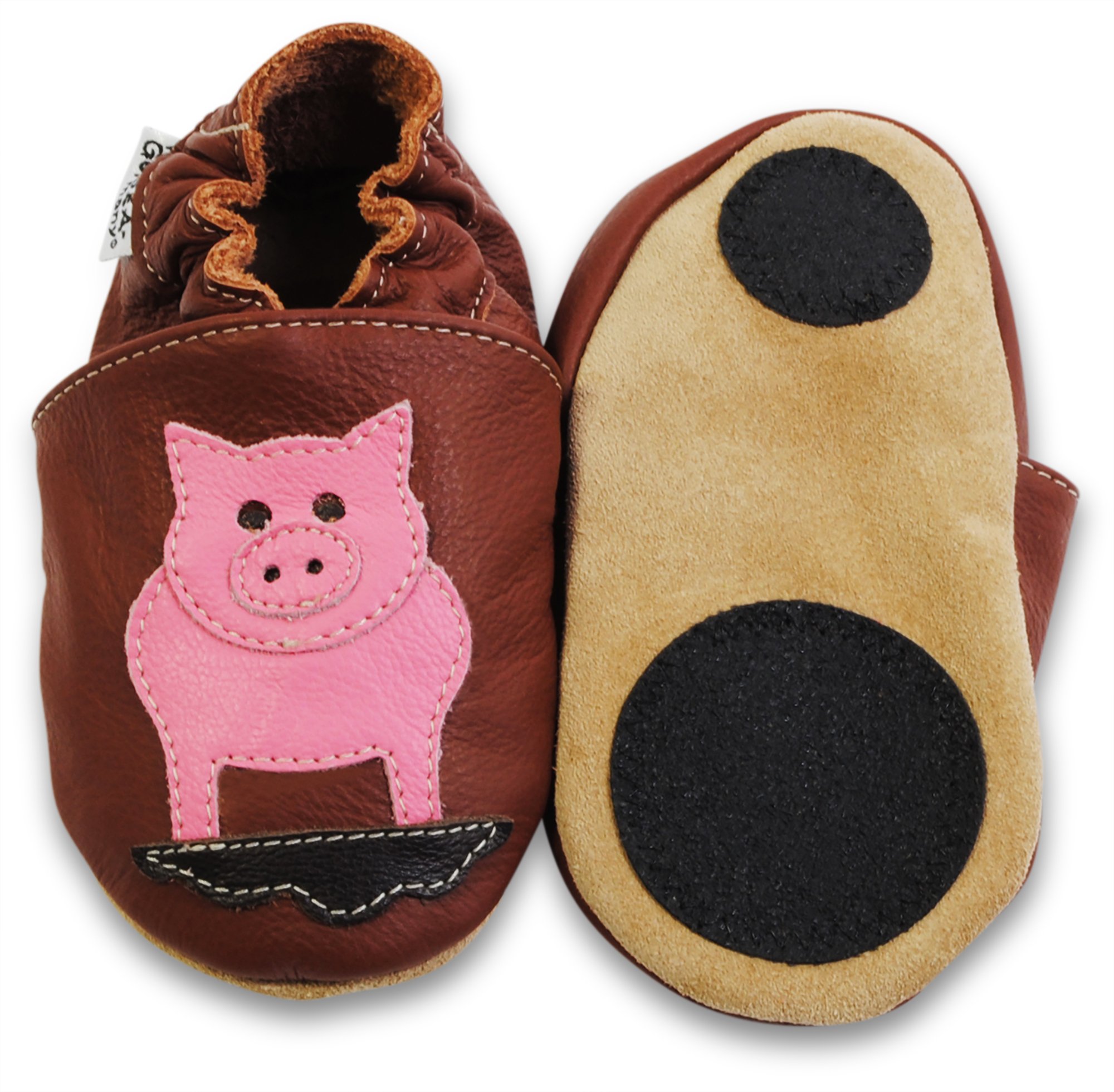 hobea-safestep-lauflernschuhe-schwein-braun-26-27-kinderschuh image 2