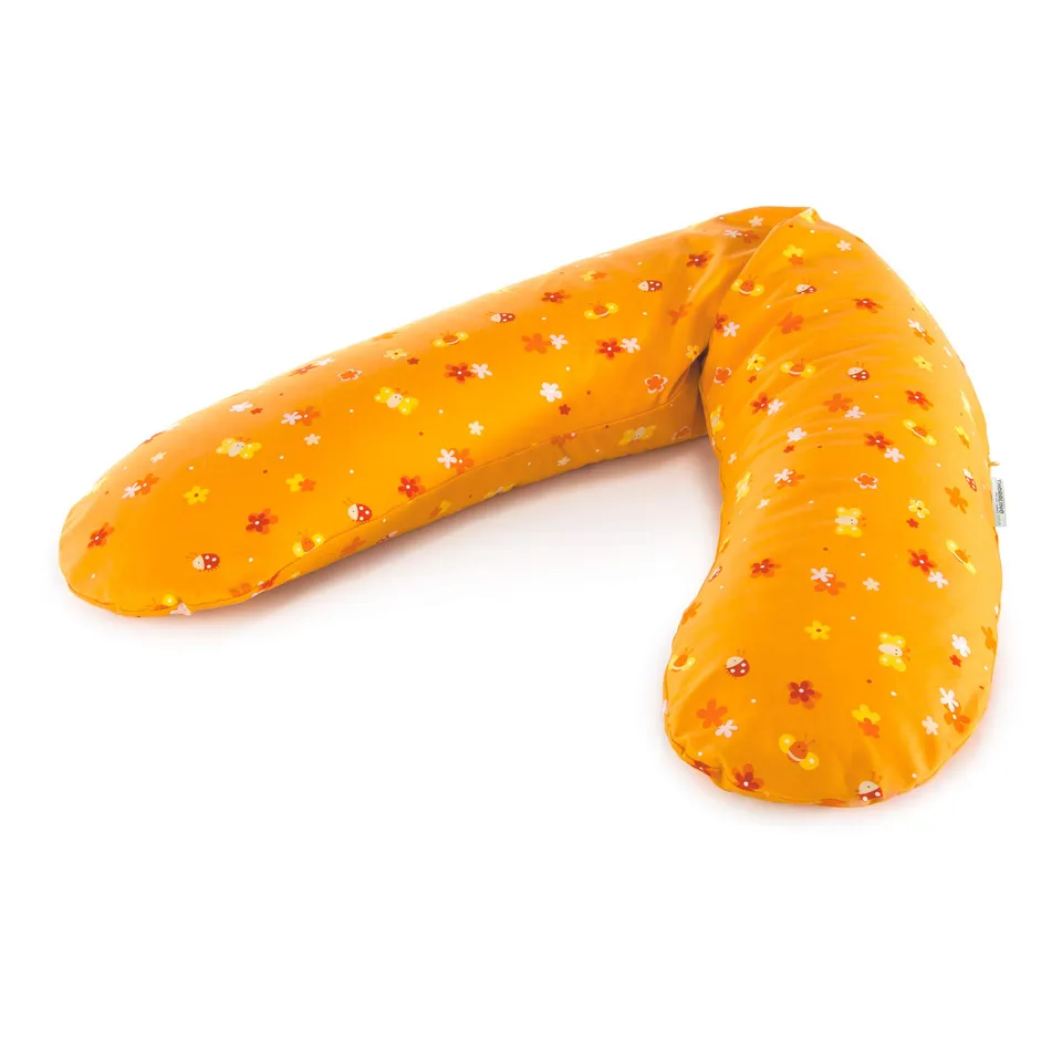 theraline-das-original-stillkissen-190-cm-blumenwiese-orange image 1