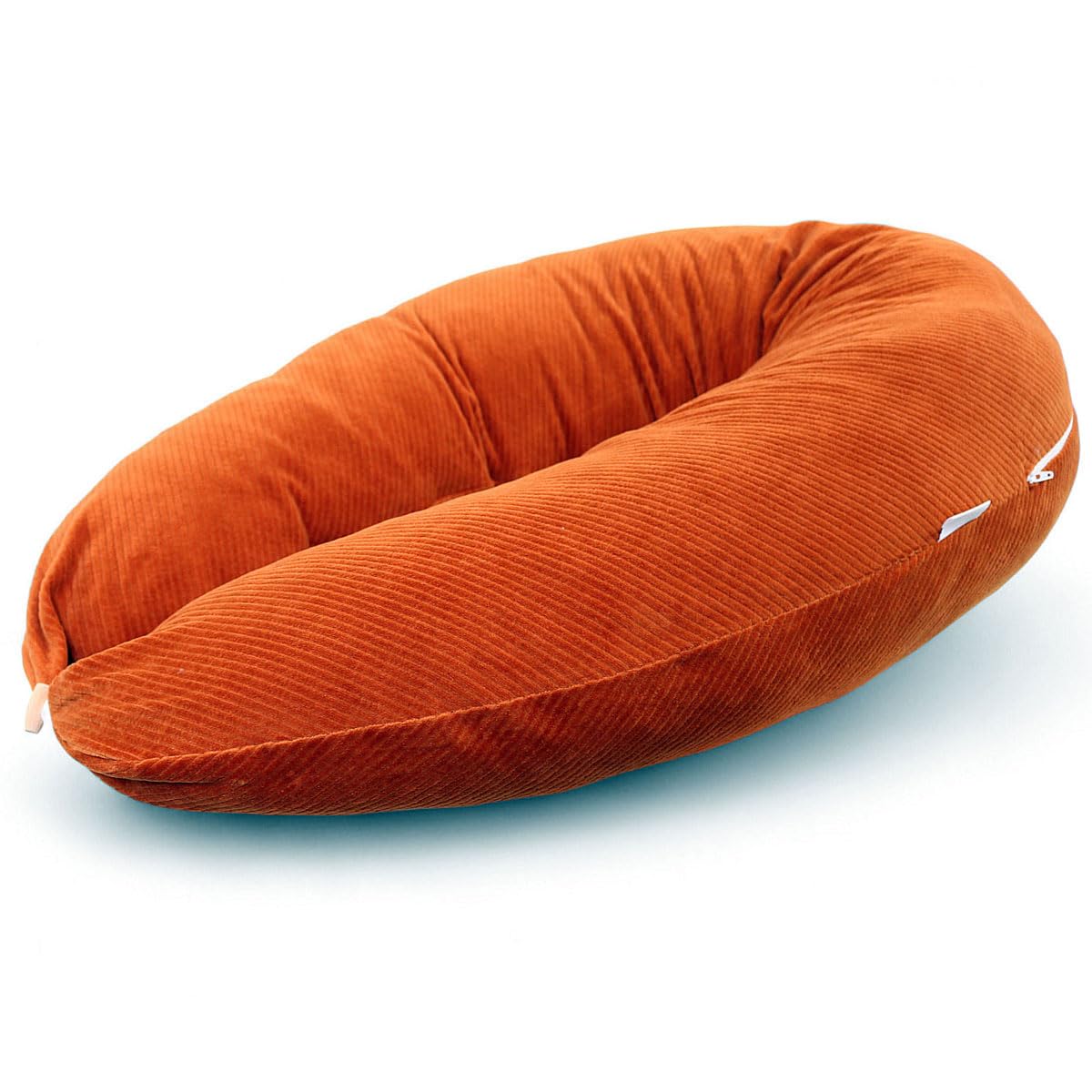 hobea-stillkissen-musselin-taupe-xxl-190cm-bio-baumwolle image 7