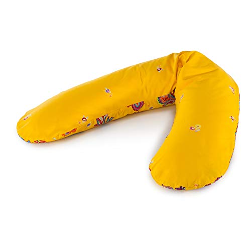 theraline-das-original-stillkissen-190-cm-paisley-gelb-mikroperlen image 8