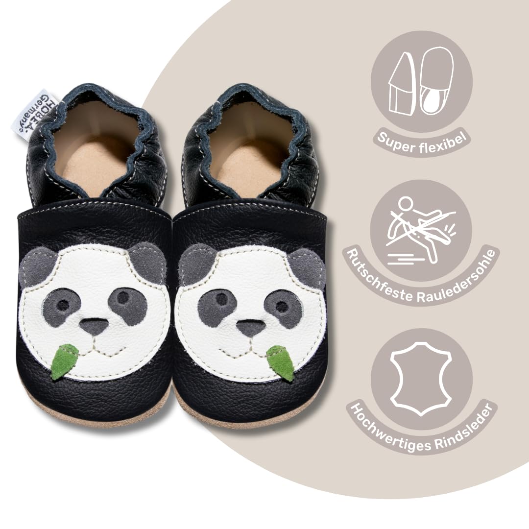 hobea-germany-safestep-krabbelschuhe-nilpferd-grau-rosa-18-19 image 3