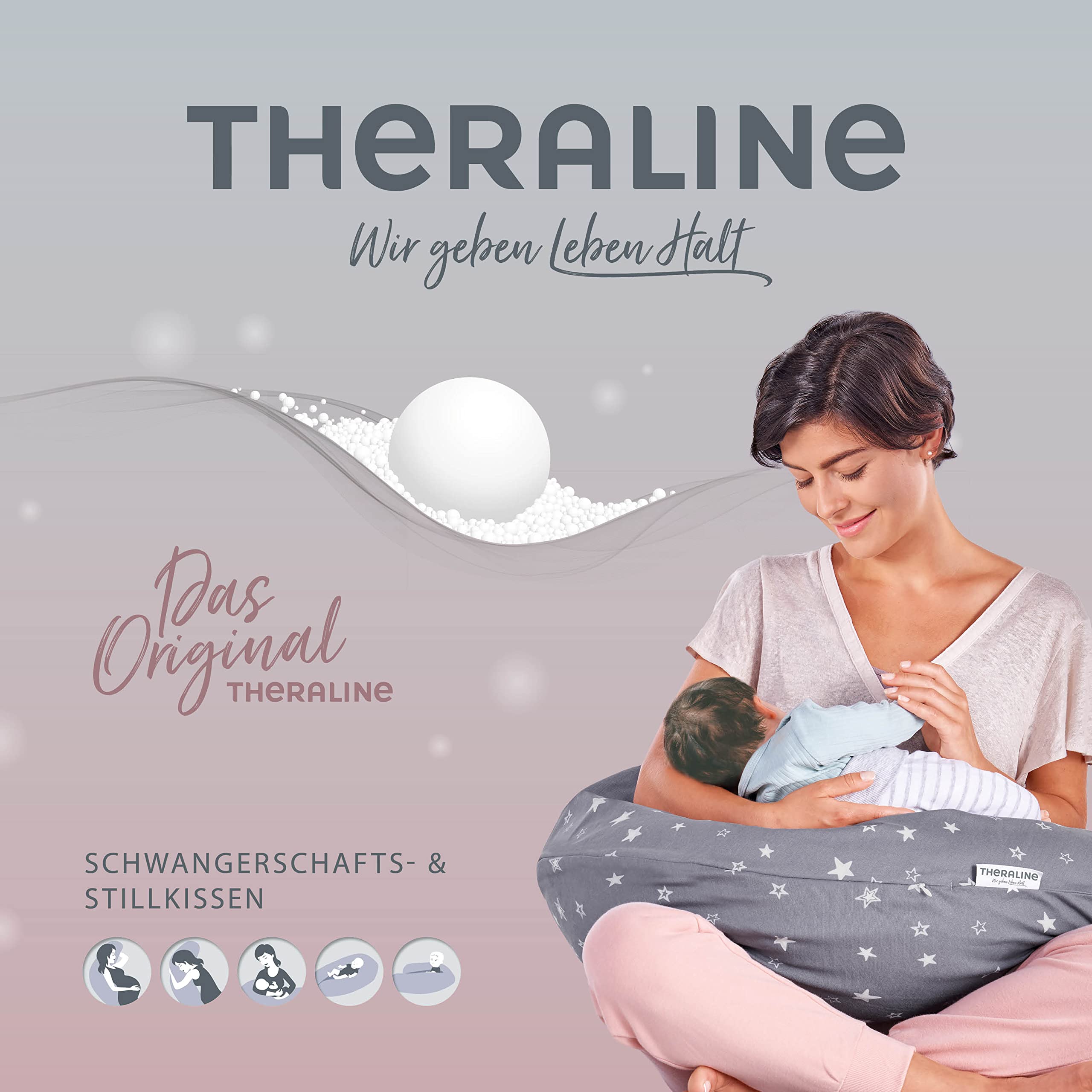 das-original-theraline-stillkissen-190cm-melange-blau-grau-bambus-kamel image 4